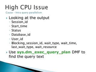 Sql server performance tuning | PPTX