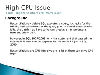 Sql server performance tuning | PPTX