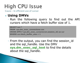 Sql server performance tuning | PPTX