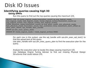 sql server - poor performance running dm exec query... Sql server performance tuning | PPTX