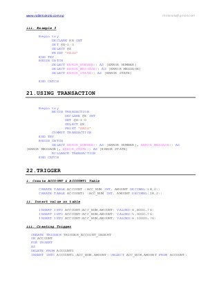 Sql server query collection | PDF