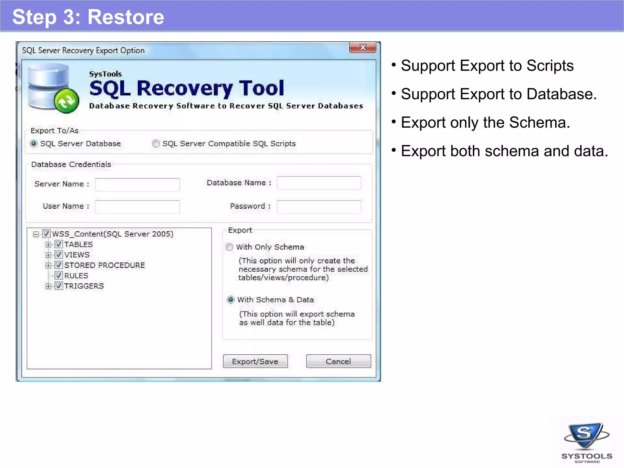 Sql Server Recovery Overview | PPT