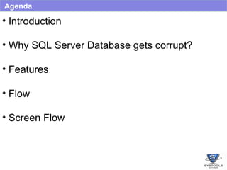 Sql Server Recovery Overview | PPT