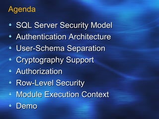 Sql Server Security | PPT