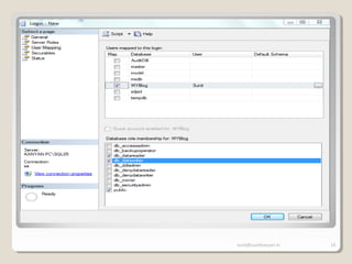 sunit@sunitkanyan.in 10
Mixed Mode Authentication
 