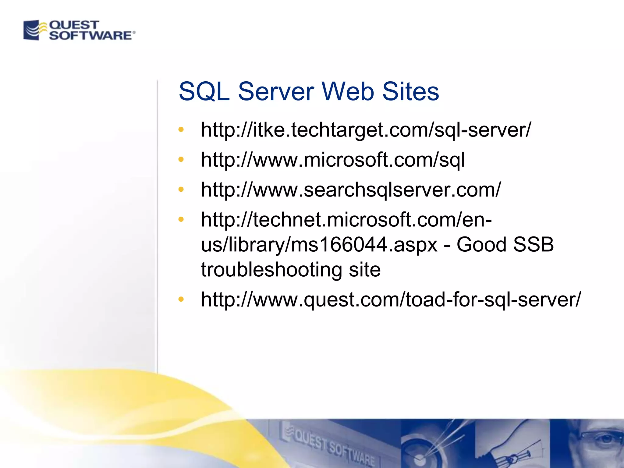 Sql Server Service Broker In The Real World | PPT
