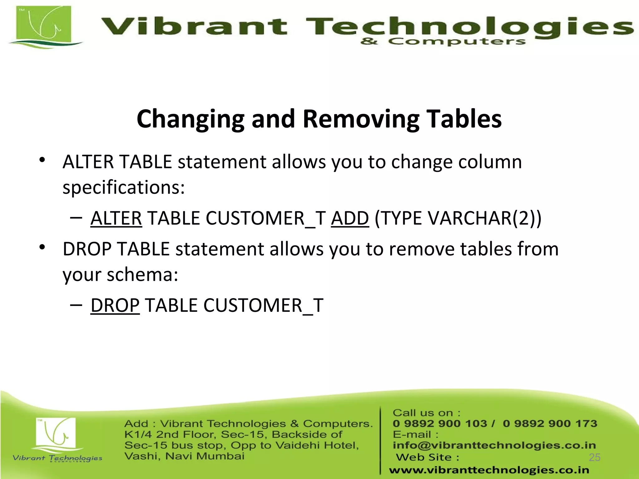 Sql server T-sql basics ppt-3 | PPT