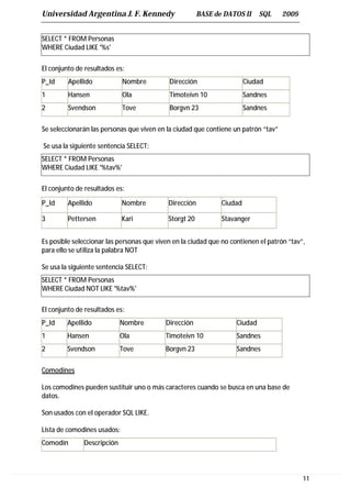 Sql Server Personas Sql server tutorial | PDF