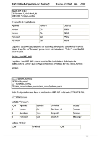 Sql Server Personas Sql server tutorial | PDF