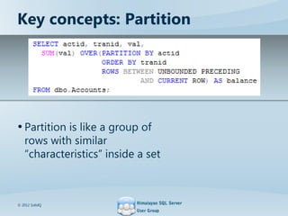 Sql server windowing functions | PDF