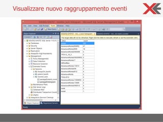 Visualizzare nuovo raggruppamento eventi
 