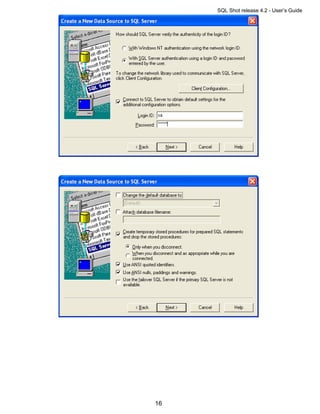 SQL Shot release 4.2 - User’s Guide




16
 