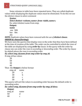 Sql smart reference_by_prasad | PDF