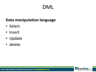 Sql statement,functions and joins | PPT
