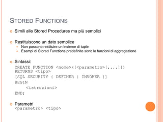 Sql stored procedures | PPT