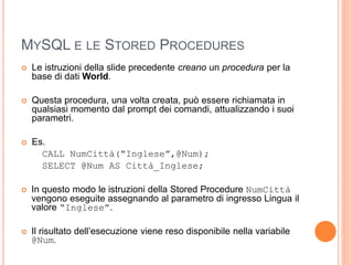 Sql stored procedures | PPT