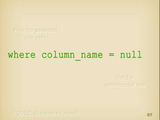 where column_name = null

87

 