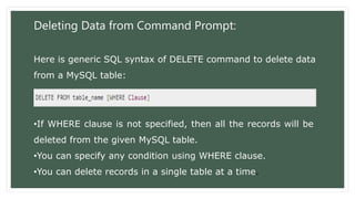 Sql tables | PPT