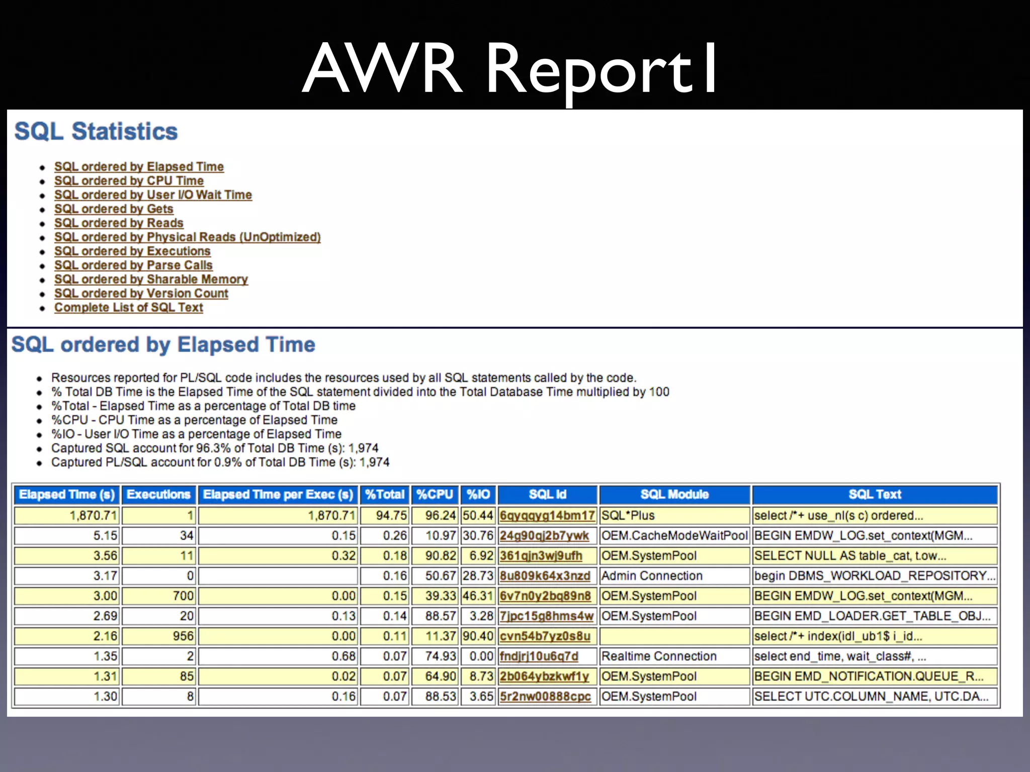 AWR Report1 