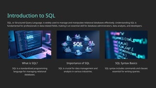 Project Introduction Slide Slide Example SQL Tutorial_ An Introduction.......pptx