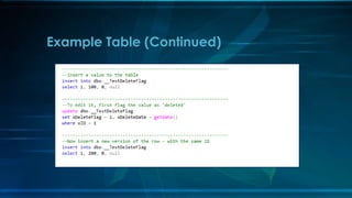 Example Table (Continued)
 