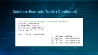 Solution: Example Table (Continued)
 