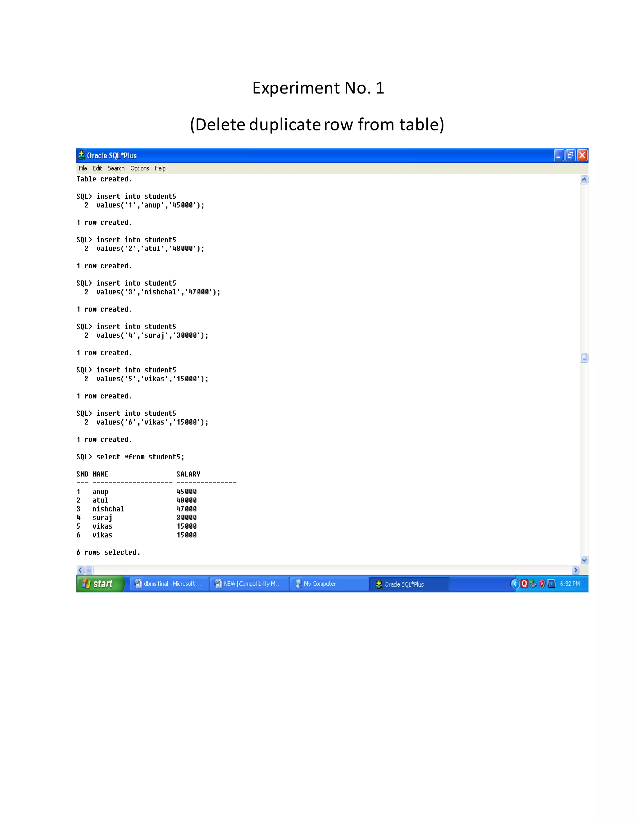 Sql update and retrieve | DOCX | Databases | Computer Software and ...