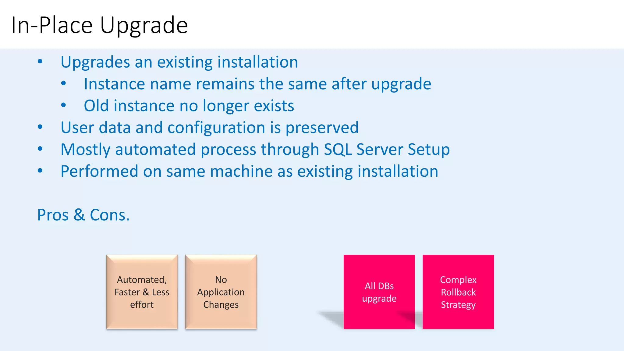 SQL Server Upgrade and Consolidation - Methodology and Approach | PPT