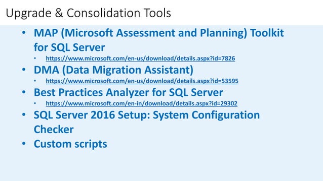 SQL Server Upgrade and Consolidation - Methodology and Approach | PPTX ...