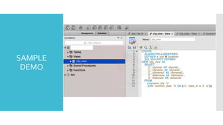 Sql views, stored procedure, functions | PDF