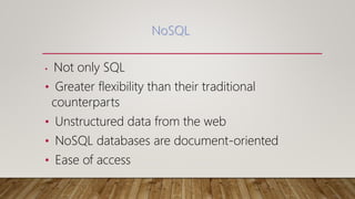Sql vs no sql | PPTX