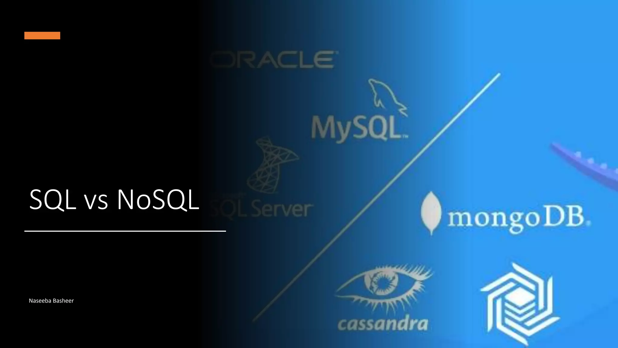 SQL vs NoSQL | PPT