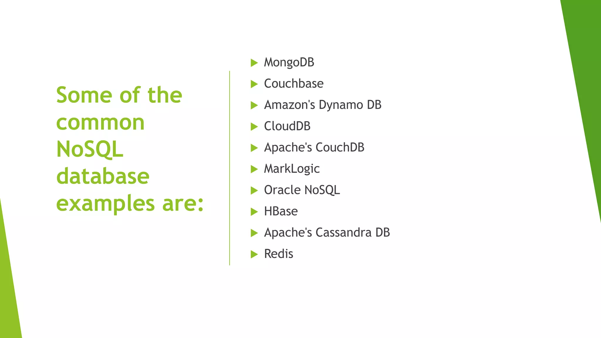 SQL VS NoSQL | PPTX