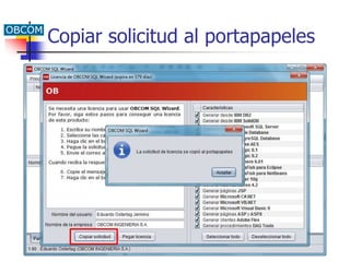 Sql wizard - OBCOM Ingenieria | PPTX