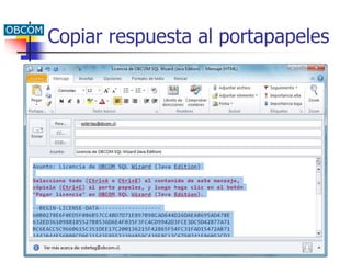 Sql wizard - OBCOM Ingenieria | PPTX