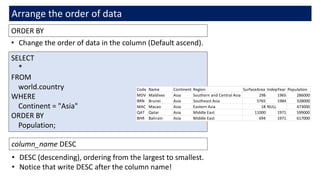 SQL Workshop Slide | PDF