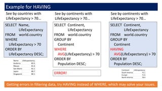 SQL Workshop Slide | PDF