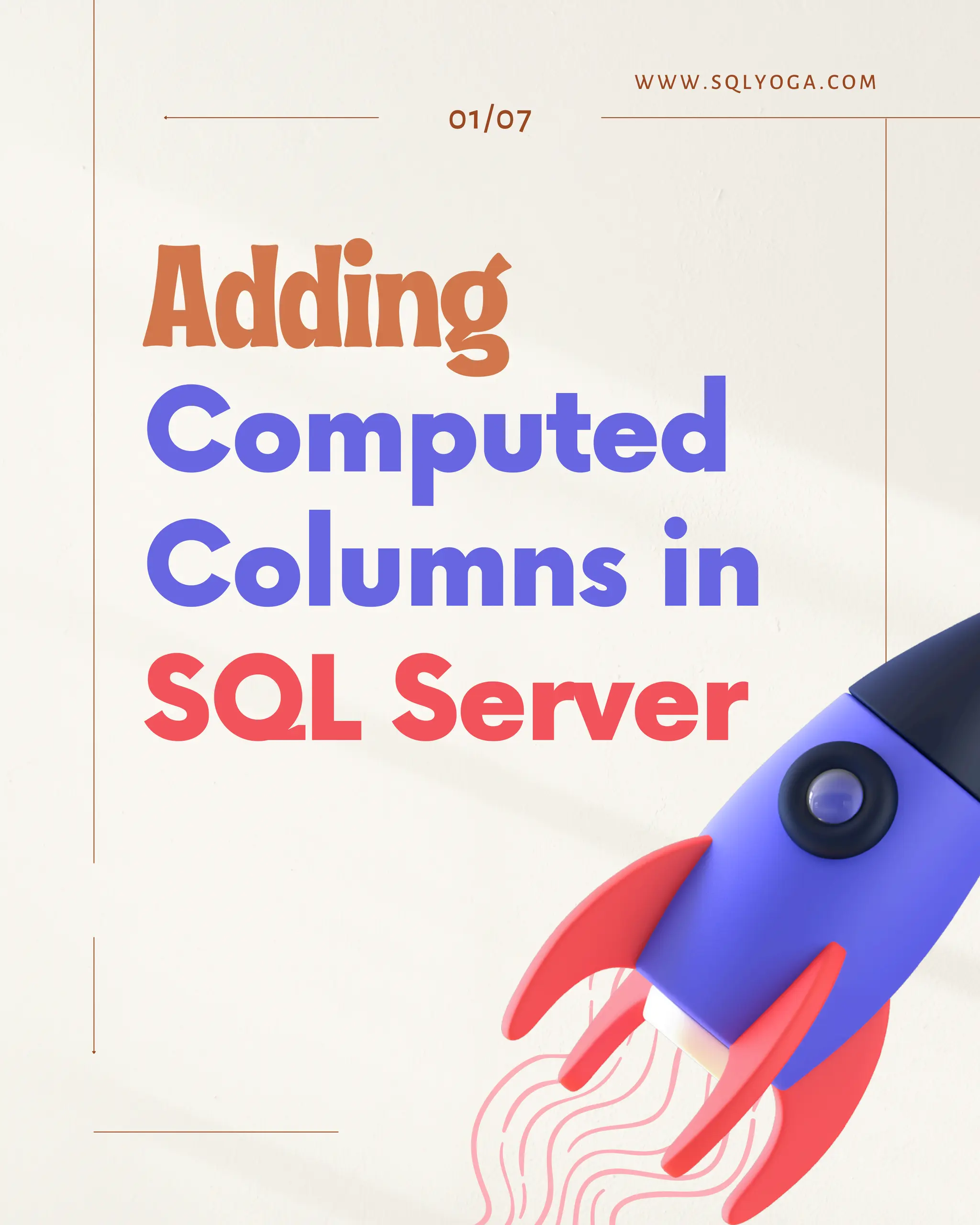 Adding Computed Columns in SQL Server | SQLYoga | PDF