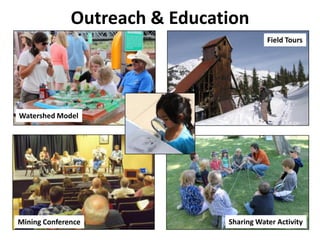 Field Tours
Sharing Water Activity
Watershed Model
Mining Conference
Outreach & Education
 