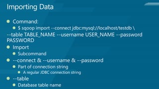 Introduction to Apache Sqoop | PDF