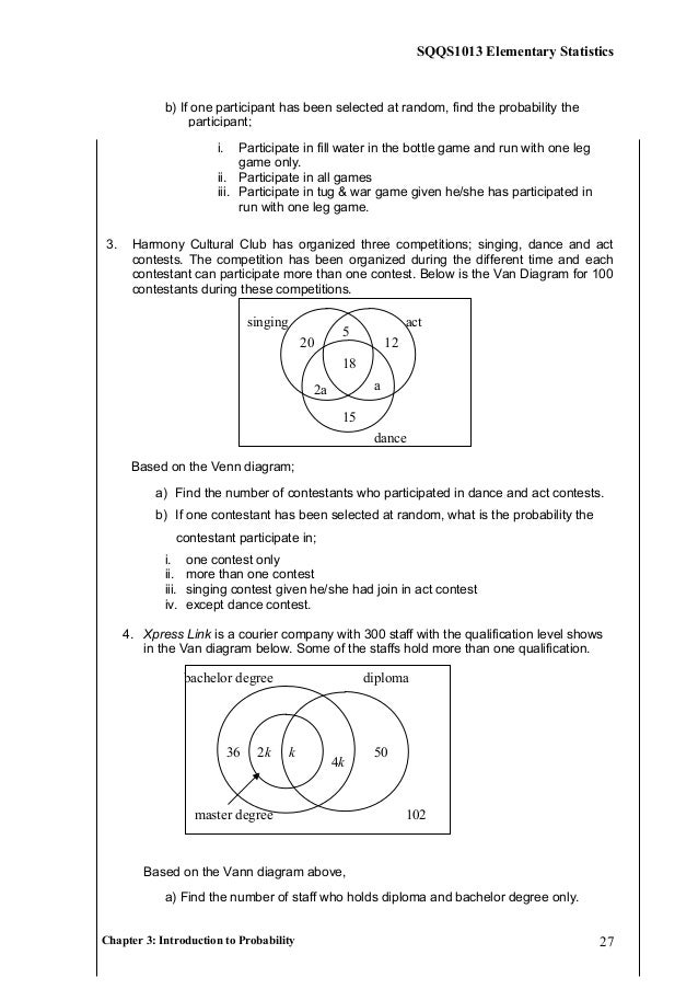 sqqs1013 ch3 a112 given the venn diagram below of a student is randomly selected