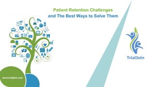 Patient Retention Challenges
and The Best Ways to Solve Them
 