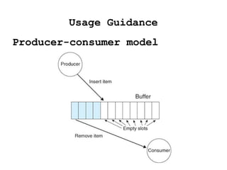 Usage Guidance
Producer-consumer model
 