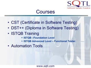 Sqtl Software Testing | PPT