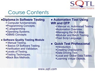 Sqtl Software Testing | PPT