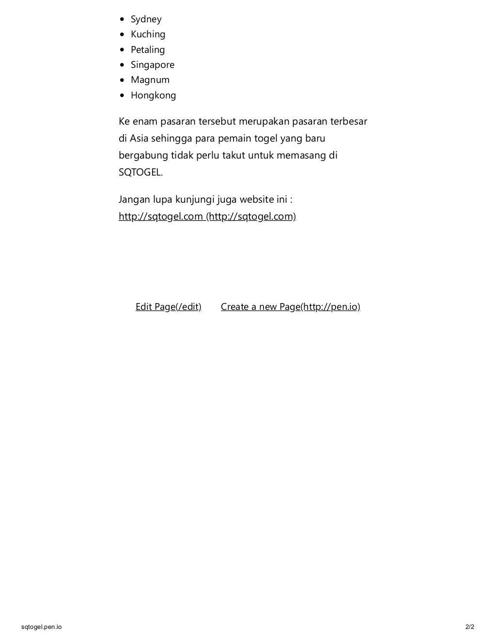 Sqtogel data sgp data hk data sydney pen