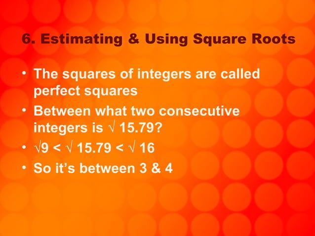 Square Roots PPT Free Download square-roots-ppt-free-download