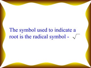 Square and square roots | PPT