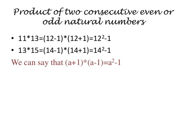 The Product Of Two Consecutive Odd Natural Numbers Is The Product Of Two Consecutive Odd Natural Numbers Is