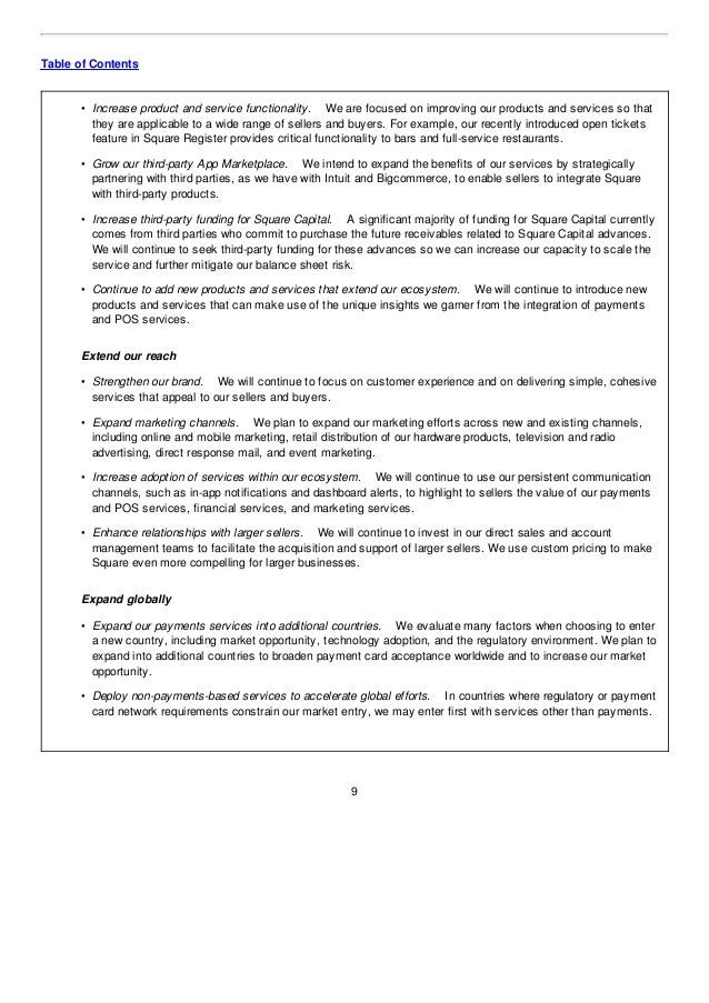 square inc sec form s 1 ipo filing ipo full form